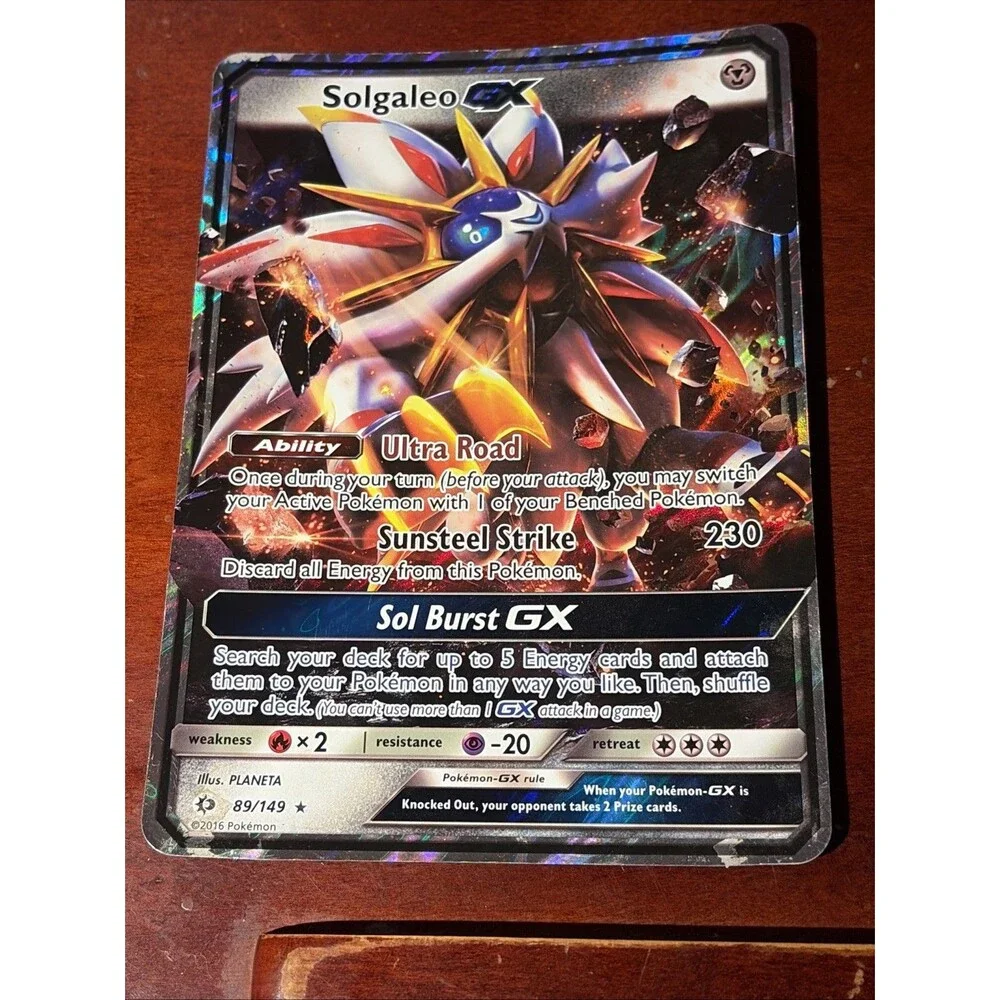 Solgaleo GX 89/148 Jumbo Promo Holo Missing HP Misprint